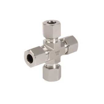 Enkelt ferrule krydsrørfitting